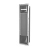 Aquasplash Inbouw Toiletrolhouder BWS met Reserve Rolhouder RVS Gunmetal