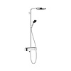 Hansgrohe Regendouche set HansGrohe Pulsify S Showerpipe 260 1 Jet Met Badthermostaat ShowerTablet Select 400 Chroom