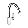 Keukenmengkraan HansGrohe Vernis Shape M35 Eengreeps Met Draaibare Uitloop Chroom