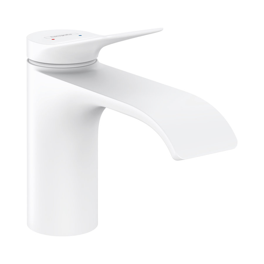 Wastafelmengkraan HansGrohe Vivenis Eengreeps 80 Zonder Afvoer Mat Wit