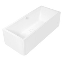 Ligbad Polysan Marlene 195x85x63 cm Asymmetrisch Rechts Wit