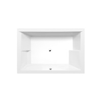 Ligbad Polysan Dupla Inbouw 180x120x54 cm Wit