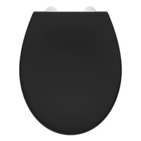 Toiletbril Schutte Lupos Softclose en Quick-Release Mat Zwart