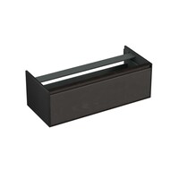 Onderkast Forzalaqua Reno 120x51x40 Cm 1 La Softclose Eiken Black Oiled