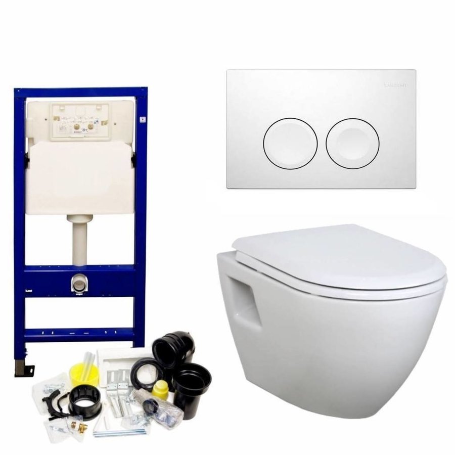 Up100 Toiletset 28 Creavit Tp325 Wit Met Softclose Zitting