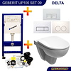 Geberit Up100 Toiletset 09 Geberit 280 Rimfree Met Bril En Drukplaat