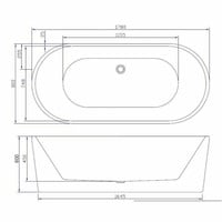 Whirlpool Libero 178x80 cm Luchtsysteem (afvoer optioneel)