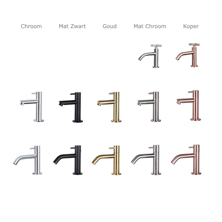 Fonteinset Differnz Mix En Match Cleo Hoekfontein 30x30x10 cm Beton (Keuze Uit 5 Kleuren Kranen)