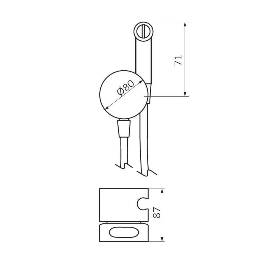 Bidet Handdoucheset GRB InCool Mengkraan Messing Chroom