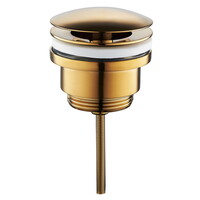 Fonteinset Mat Zwart Wiesbaden Color Messing Goud (kraangat links)