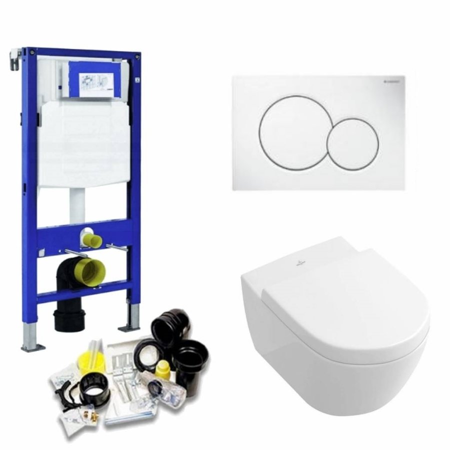 Up320 Toiletset 22 Villeroy & Boch Subway 2.0 Met Sigma Drukplaat