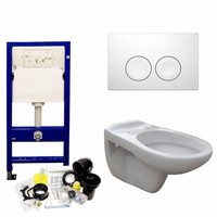 Up100 Toiletset 27 Wandcloset Neptunus Met Delta Drukplaat