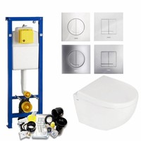 Xs Toiletset 23 Megasplash Zero Compact Met Bril En Drukplaat