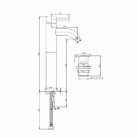 Waskompack Juno Keramiek 40x33x14.5 cm Chroom