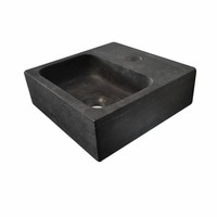 Fonteinset Ceres Square Natuursteen 30X30X10 Cm Chroom (Keuze Uit 20 Kranen)