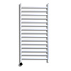 Sanicare Elektrische Radiator Sanicare Qubic 126.4x60 cm Wit Met Chrome Thermostaat 773 Watt