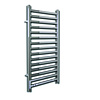 Sanicare Elektrische Radiator Sanicare Qubic 126.4x60 cm Chroom Met Chrome Thermostaat 565 Watt