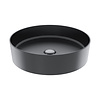 Aquasplash Waskom Aquasplash Loop Opbouw Wastafel Rond 45 cm Mat Antraciet