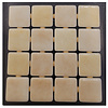 Ezarri Mozaïek Ezarri MIX Collection 2.5x2.5 cm Glossy Beige Sand (Prijs per 2,00 M2)