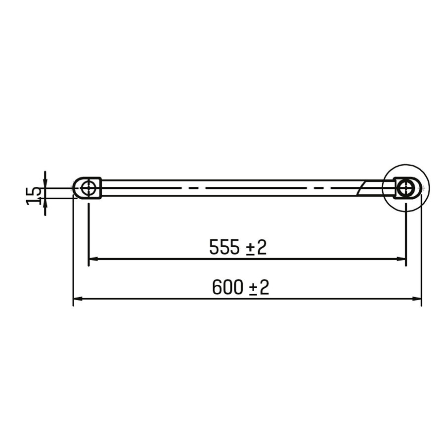 Designradiator Boss & Wessing Nile Gobi 110x60cm Zwart Zijaansluiting