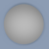 Badkamerspiegel Rond Martens & Meijer Calvo op Aluminium Frame (alle maten)