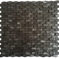 Mozaiek Tegels Dune Halley Hexagon 28.4x30 cm Gunmetal (Prijs per Matje)