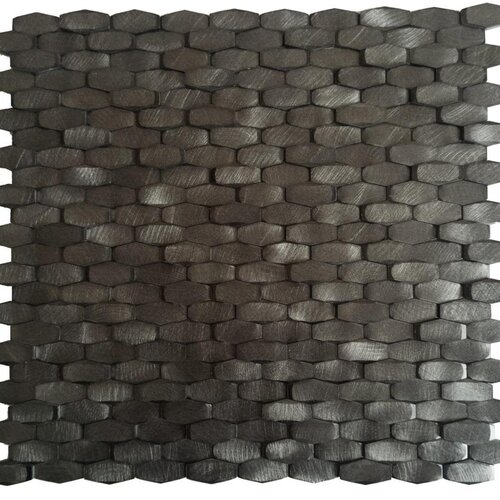 Mozaiek Tegels Dune Halley Hexagon 28.4x30 cm Gunmetal (Prijs Per Matje) 