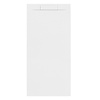 Allibert Douchebak + Sifon Allibert Rectangle 180x80 cm Mat Wit