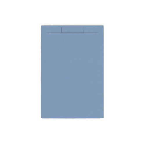 Douchebak + Sifon Allibert Rectangle 120x80 cm Mat Blauw Balt 