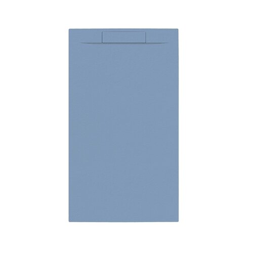 Douchebak + Sifon Allibert Rectangle 140x80 cm Mat Blauw Balt 