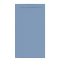 Douchebak + Sifon Allibert Rectangle 160x90 cm Mat Blauw Balt