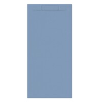 Douchebak + Sifon Allibert Rectangle 180x90 cm Mat Blauw Balt