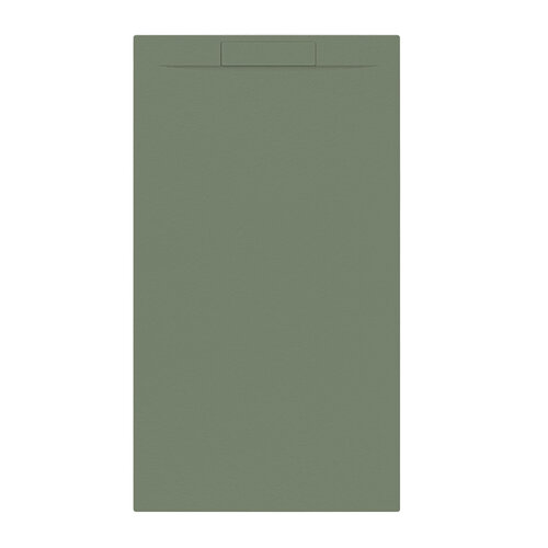Douchebak + Sifon Allibert Rectangle 160x90 cm Eucalyptus Groen 