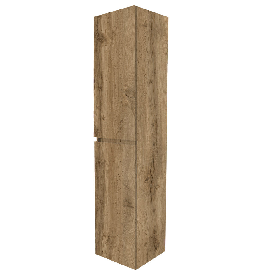 NIET MEER LEVERBAAR Kolomkast Aquasplash Paris 2 Deuren 160x35x35 cm Dakota Oak