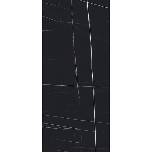 Vloer- en Wandtegel Energieker Ekxtreme 120x270 cm Glanzend Sahara Noir Black (Prijs per M2) 
