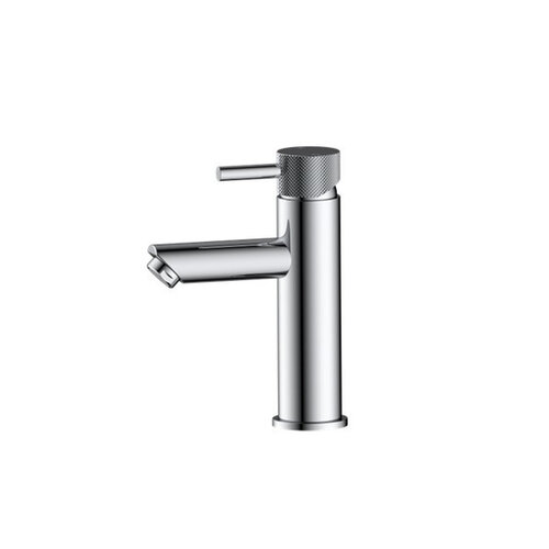 Wastafelmengkraan Sanilux Mia Opbouw Met Geribbeld Knop Chroom 