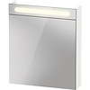 Spiegelkast Duravit No.1 Met 1 Deur Met LED Verlichting 60x14.8x70cm Links Wit