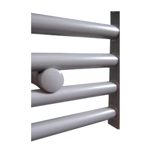 Radiator Sanicare Snode Met Wifi 111,8 x 60 cm Zilver Grijs Met Thermostaat Zwart 