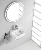 Fontein Wiesbaden Leto 33.5x29x11.5 cm Keramiek Carrara