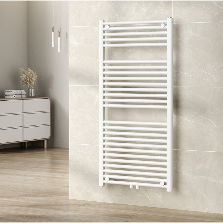 Elara sierradiator wit 1185x600 m/o aansl.