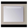 Sanicare Spiegel Sanicare Q-Mirrors 90x60 cm PP-Geslepen Vierkant Met Aan De Bovenkant LED Warm White  incl. ophangmateriaal Zonder Schakelaar