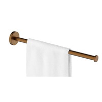 Handdoekrek Wiesbaden Alonzo 1-armig Geborsteld Brons Koper