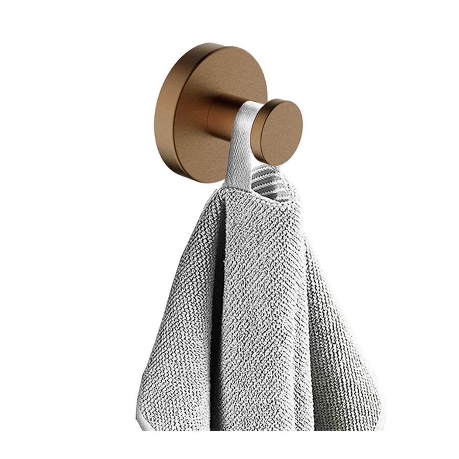 Handdoekhaak Wiesbaden Alonzo Groot Geborsteld Brons Koper