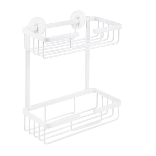 Doucherek Differnz Rechthoek 2 Laags 25x30x11.6cm Wit 