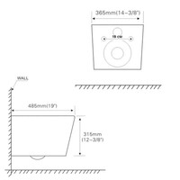 Geberit UP100 Toiletset Compleet | Inbouwreservoir | Grijs Mudo Randloos | Drukplaat Design