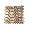 Dune Mozaiek Tegels Dune Reflections Hexagon 29x30.5 cm Koper (Prijs per Matje)