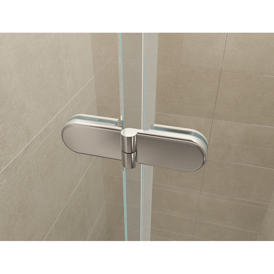 Wiesbaden vouwbare nisdeur 800x2020 links 8mm NANO glas