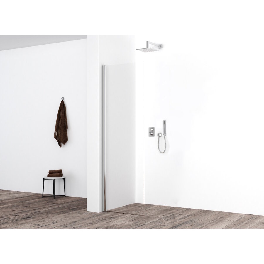 Wiesbaden Eco Douchewand Met Muurprofiel 8MM Nano (Alle Maten) X 200CM