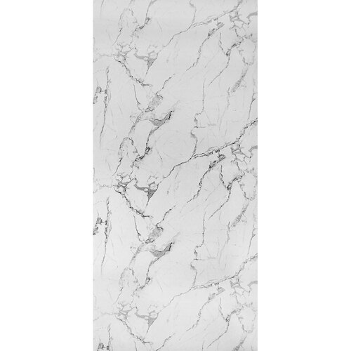 Wandpaneel BWS Otis 122x260 cm Waterbestendig Hoogglans Wit Carrara (Prijs per plaat) 