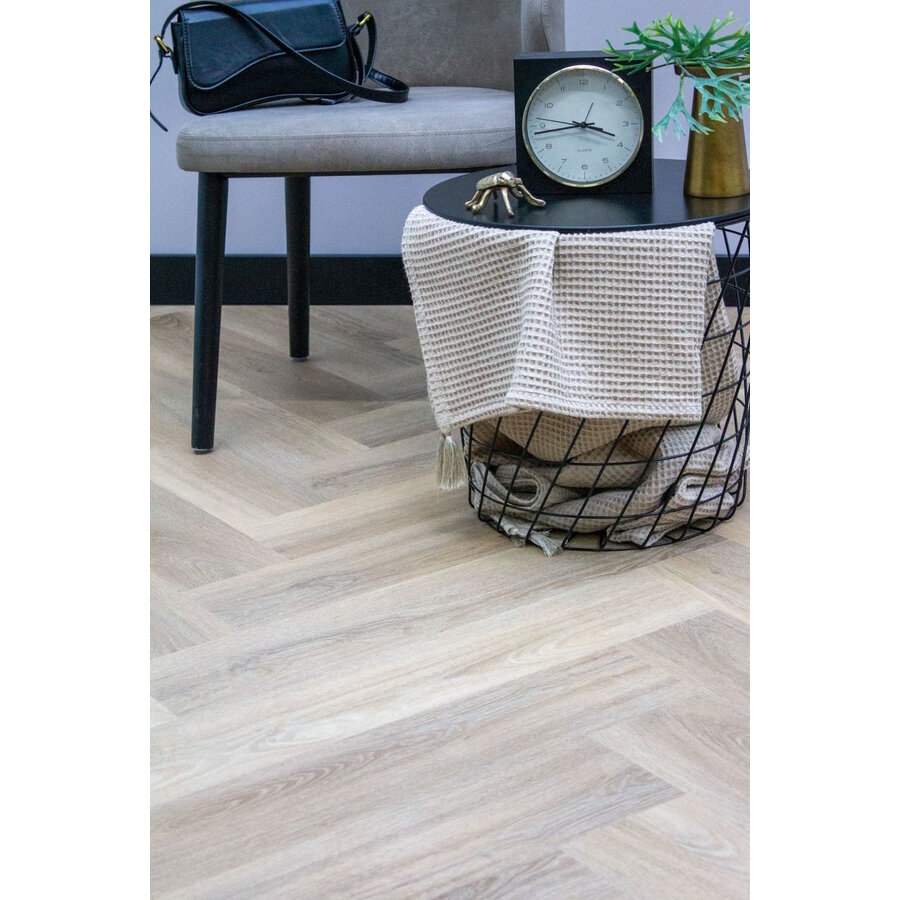 Klik PVC EKO Herringbone collection 75 x 150 x 0,5 cm Visgraat Amazone (Doosinhoud: 1,8 m2)